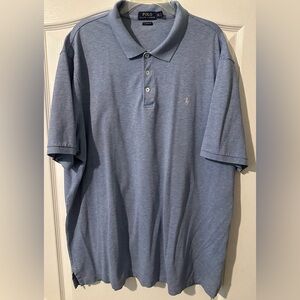 Like New! Polo Mens Light Blue Polo Shirt Size XXL. Must See Shirt!